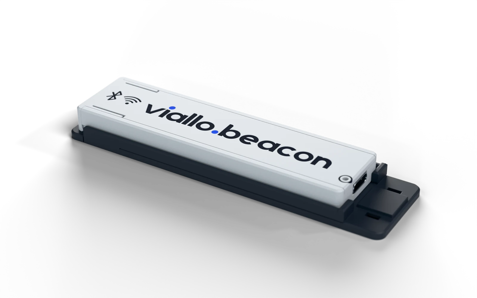 The beacon in its graphite bracket